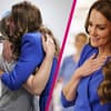 Prinzessin Kate umarmt Krebspatientin im Krebszentrum