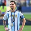 Lionel Messi traurig bei WM-Spiel