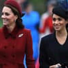 Kate und Meghan lachen