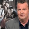 Matthew Perry früher und heute / im Hintergrund mit "Friends"-Stars