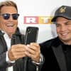 Dieter Bohlen und Pietro Lombardi machen ein Selfie