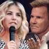 Beatrice Egli guckt mit Mikrofon in der Hand ernst, Dieter Bohlen guckt skeptisch zur Seite