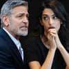 George und Amal Clooney ernst