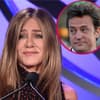 Jennifer Aniston und Matthew Perry ernst, Bildkollage