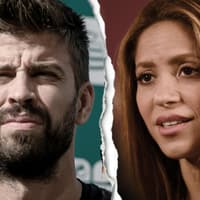 Gerard Piqué und Shakira mir Riss in der Mitte