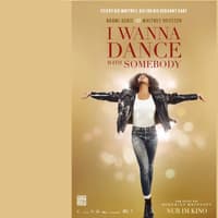 Kinoplakat I Wanna Dance With Somebody zur Filmbiografie von Whitney Houston.