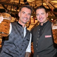 Stars auf dem Münchner Oktoberfest 2023: Florian Silbereisen und Andreas Gabalier 