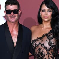 Robin Thicke und April Love Geary bei der amfAR-Gala in Cannes 2024