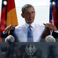 Da war es etwas warm in Berlin- jedoch Obama hatte eine wichtige Nachricht an Moskau: Atomwaffen müssen abgeschafft werden