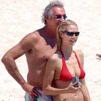 Heidi Klum im Bikini mit Flavio Briatore