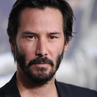 Keanu Reeves blickte etwas ernst drein