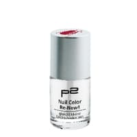 Auffrischender Topcoat „Nail Color Re-New!“ von P2, ca. 2 Euro