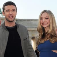 Hübscher Besuch: Justin Timberlake und Amanda Seyfried sind derzeit in Berlin zu Gast, um ihren neuen Film 'In Time' zu promoten