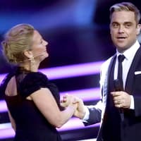 Alte Bekannte! Barbara Schöneberger und Robbie Williams treffen sich irgendwie ständig´ 