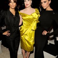 Eva Longoria, Edel-Stripperin Dita von Teese und Victoria Beckham