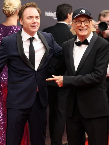 Michael Bully Herbig und Otto Waalkes beim Bambi 2023