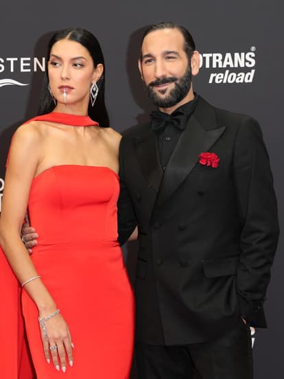 Rebecca Mir und Massimo Sinató beim Bambi 2023