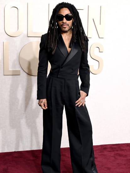 Lenny Kravitz bei den "Golden Globes" 2024