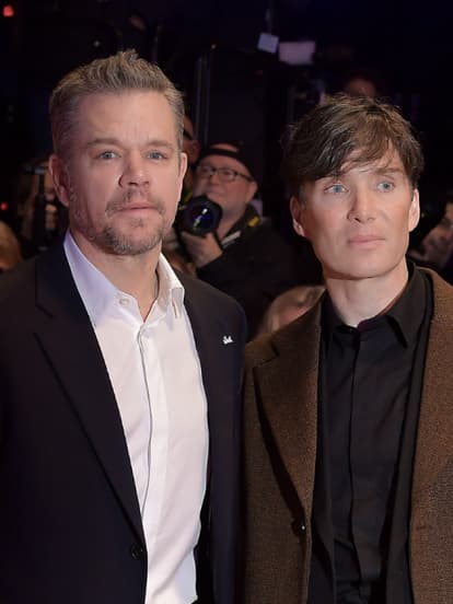 Matt Damon und Cillian Murphy bei der Berlinale 2024