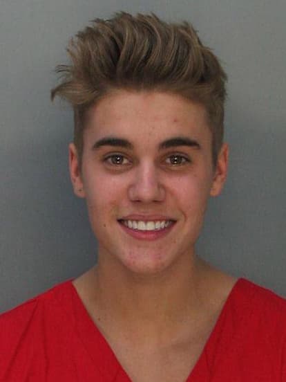 Justin Bieber, Mugshot