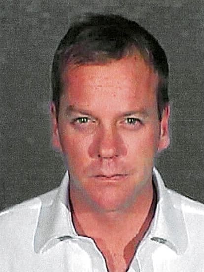 Kiefer Sutherland, Mugshot