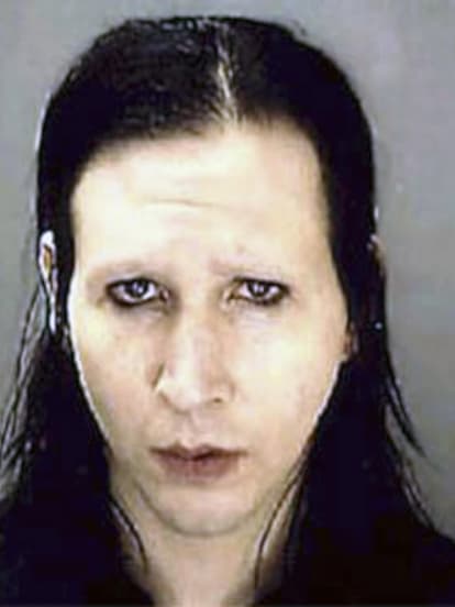 Marilyn Manson, Mugshot