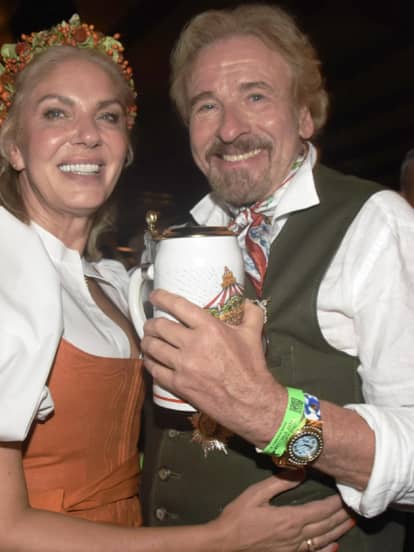 Thomas Gottschalk und Ehefrau Karina beim Auftakt von Oktoberfest