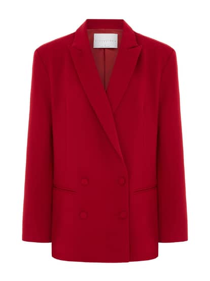 Schon gewusst? Rot ist DIE Trendfarbe der Saison. Blazer, ca. 51 Euro*.