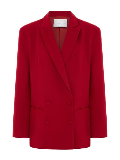 Schon gewusst? Rot ist DIE Trendfarbe der Saison. Blazer, ca. 51 Euro*.