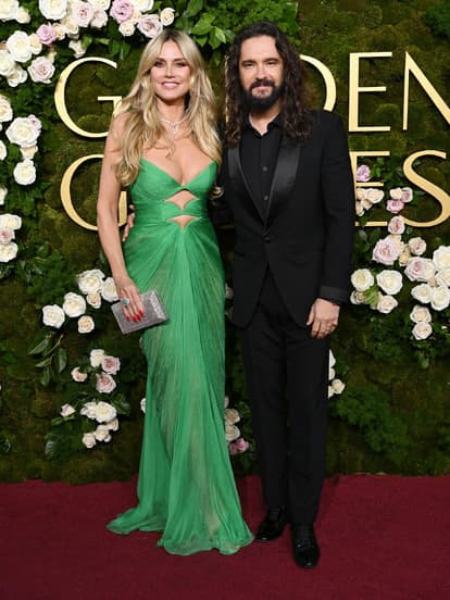 Heidi Klum und Tom Kaulitz bei den Golden Globes 2025