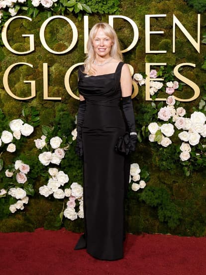 Pamela Anderson bei den Golden Globes 2025