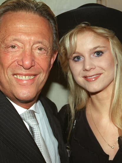 Rolf Eden mit Yvonne Woelke im Jahr 2000