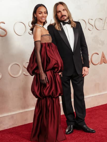 Zoë Saldaña und Marco Perego Saldana bei den Oscars