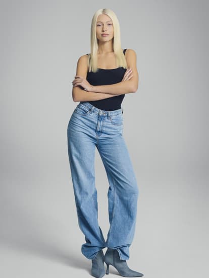 GNTM Umstyling 2025: Kandidatin Daniela vorher