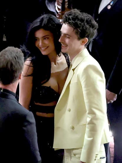 Timothee Charlamet und Kylie Jenner bei den Oscars