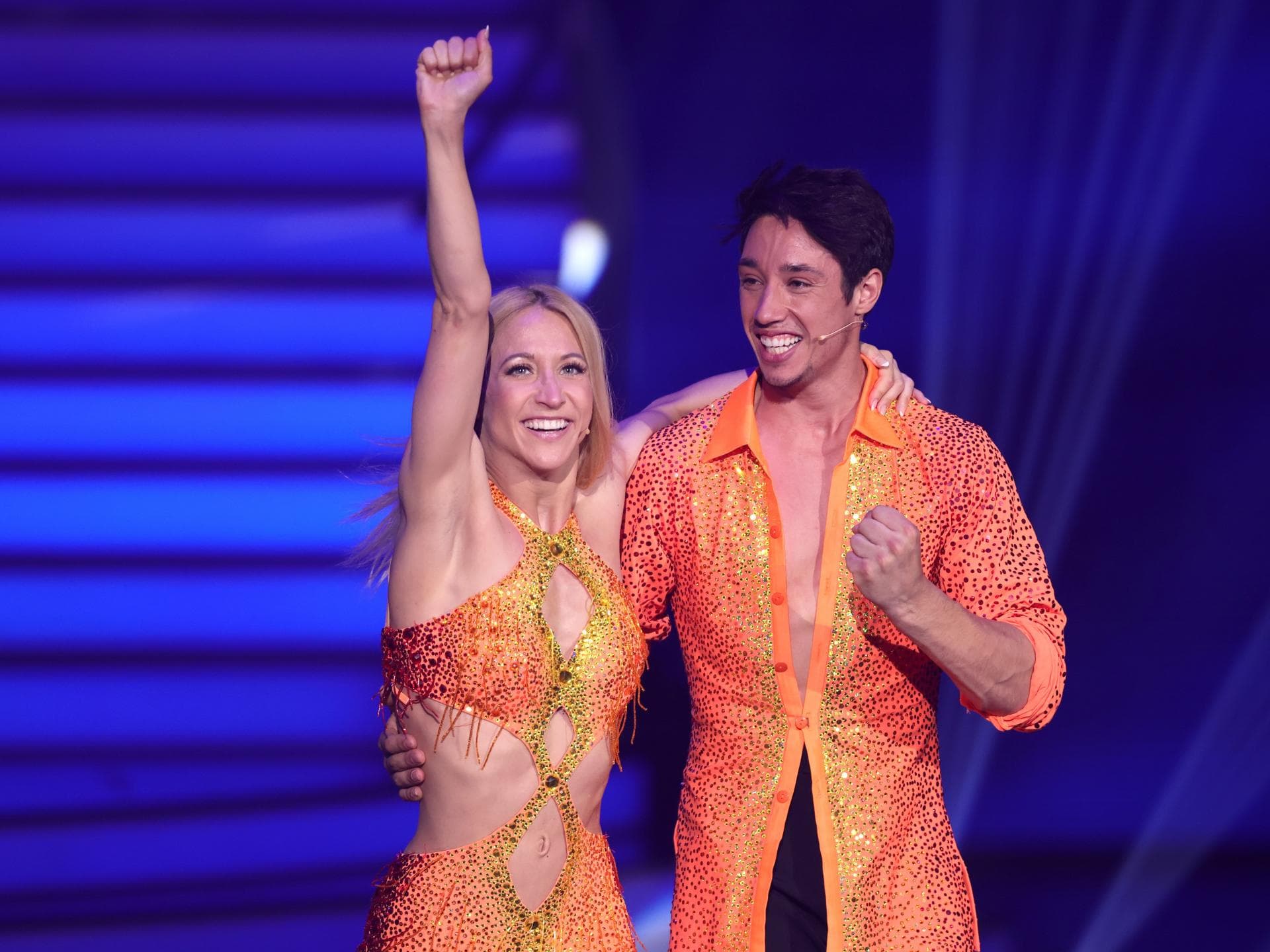 Kathrin Menzinger und Rene Casselly bei "Let's Dance"