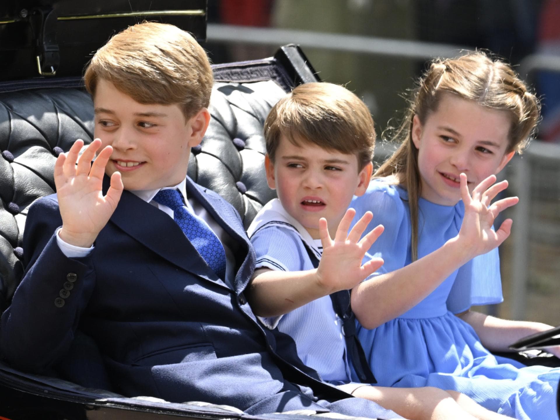 Prinz George, Prinz Louis und Prinzessin Charlotte.
