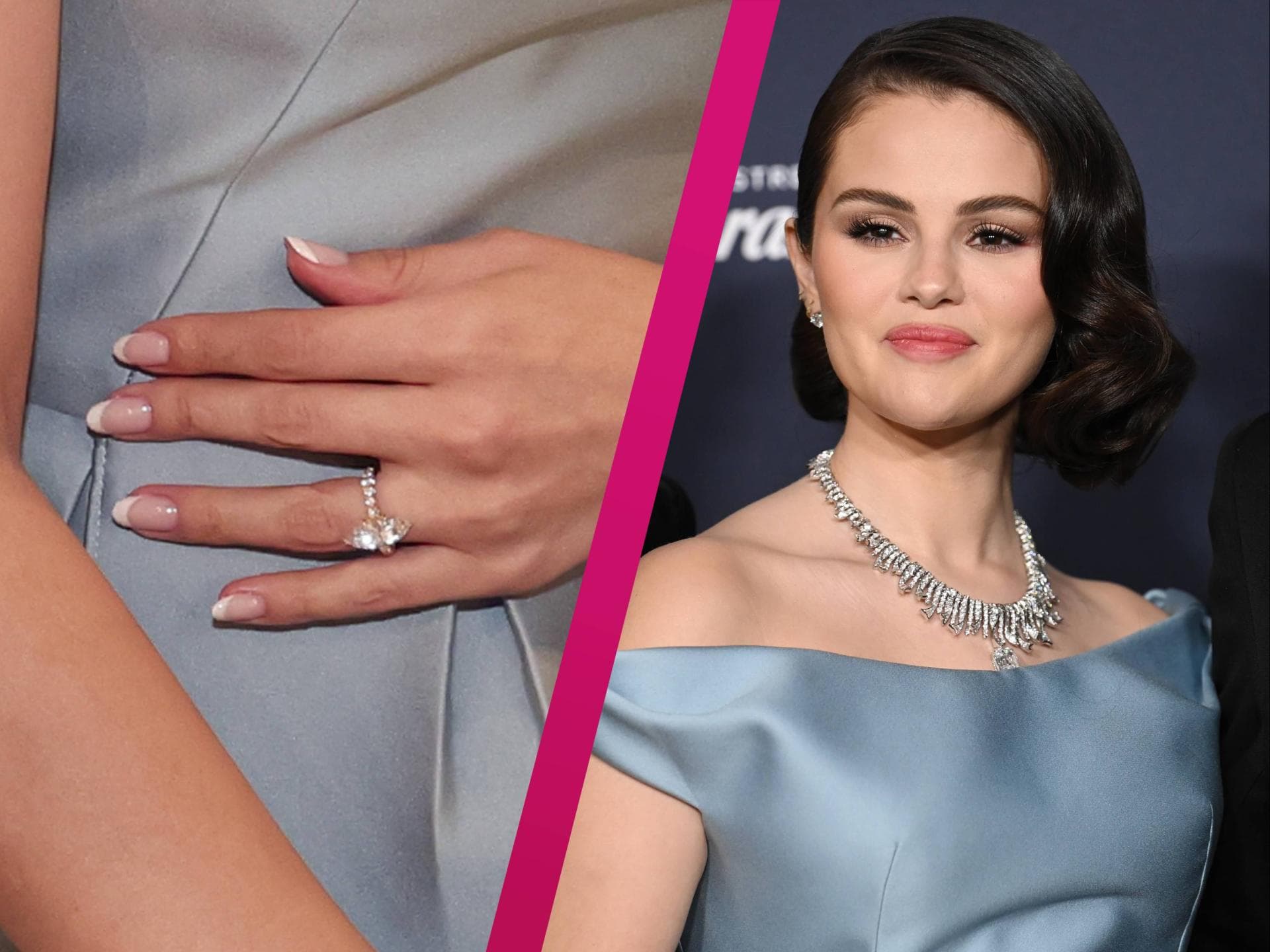 French Nails Maniküre Selena Gomez nagellack