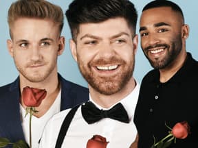 Philipp, Alexandros und Emanuell von "Die Bachelorette" 2022