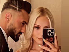 Estefania Wollny macht mit Freund Ali ein Selfie