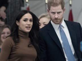 Prinz Harry und Herzogin Meghan ernst