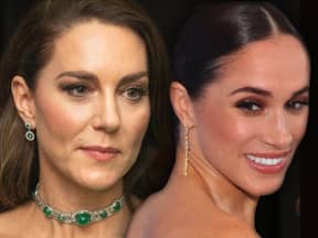 Prinzessin Kate und Herzogin Meghan nachdenklich im Dezember 2022