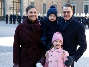 Prinzessin Victoria und Prinz Daniel mit ihren Kindern Estelle und Oscar