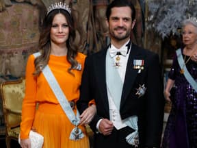 Sofia von Schweden mit Prinz Carl Philip von Schweden bei der Nobelpreisverleihung