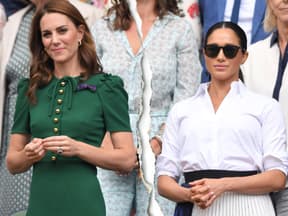 Kate und Meghan gucken angespannt