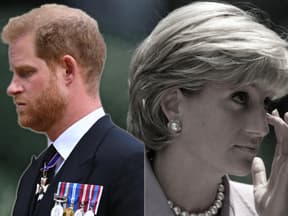 Prinz Harry und Prinzessin Diana.