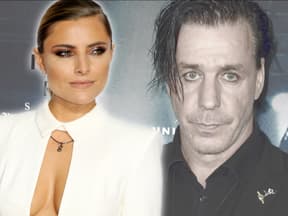 Sophia Thomalla und Till Lindemann gucken ernst