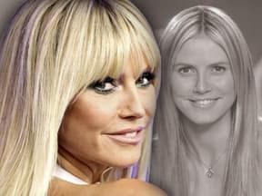 Heidi Klum früher und heute