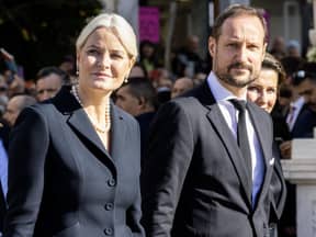 Prinzessin Mette-Marit und Prinz Haakon in Athen, 2023.