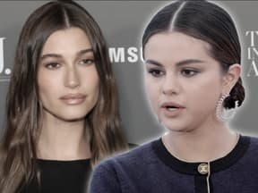 Hailey Bieber und Selena Gomez ernst